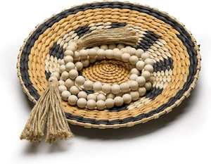 Lot de 5 paniers muraux ronds décoratifs faits à la main pour la décoration murale, prix de gros - Product Image 3