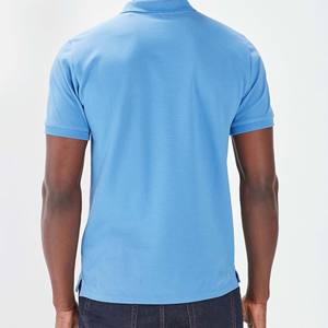 Polos Premium personalizables para hombre, ropa exterior con algodón de talla grande, manga corta, camiseta informal transpirable para niños - Product Image 6