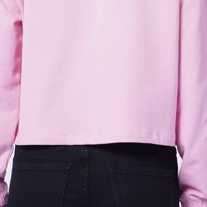 2025ใหม่เสื้อสเวตเตอร์ผ้าฝ้ายคอตตอน100% สำหรับผู้หญิงเสื้อสเวตเตอร์แบบเป็นทางการพิมพ์โลโก้ด้านหน้ากันลมระบายอากาศได้ดี - Product Image 6