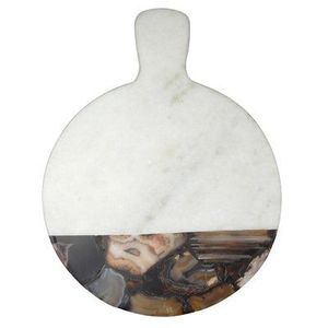 Tabla de cortar de verduras de material ecológico, tabla de queso de mármol de calidad superior, placa de bloque de cortar de mármol rectangular con logotipo personalizado - Product Image 5