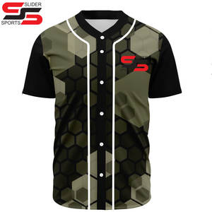 Venta al por mayor de ropa deportiva con logotipo personalizado Jersey de Béisbol Mundial impreso con técnica de sublimación hecho poliéster fabricante de Pakistán - Product Image 5