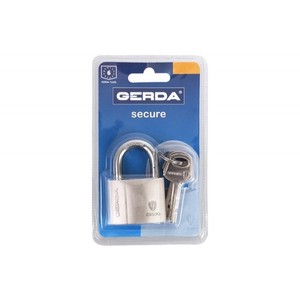 Hardened <b>Padlock</b> KSWS S60 - Satin (BLISTER PACKAGE) - Product Image 1