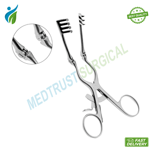 Cône Laminectomie Rétracteur Style Auto Retenue 3X4 Pointes Pointues En Acier Inoxydable Chirurgie De La Colonne Vertébrale Ensemble D'instruments Orthopédiques - Product Image 3