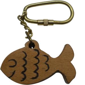 Anchor Shape Wooden Keychains Luxury Vintage Item Outdoor Survival Waterproof Indian Handicraft Item Top Product New Design 2025 - Product Image 4