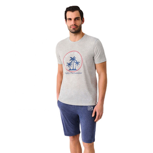 Nouvel ensemble de vêtements pour hommes, chemise et short imprimés tendance été, impression personnalisée, style streetwear, taille plus, manches courtes - Product Image 3