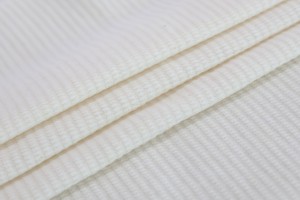 Haute qualité 2x2 Spandex Polyester tissu côtelé TC Jersey matériel lourd fil teint motif pour filles chemises plaine côtelé - Product Image 2