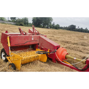 Multi-function Cheap Price Horizontal Baler MaAutomatic Hay Grass Straw Baling Silage Balers Wrapper <b>Packing</b> - Product Image 2