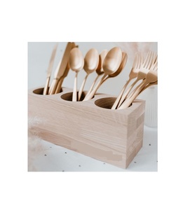 Support de rangement pour couverts de style vintage, qualité supérieure, en bois, pour couverts très vendus au meilleur prix - Product Image 3