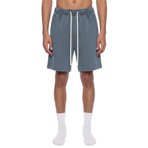 Shorts en molleton unisexe effet délavé - Bas décontractés pour les loisirs - Product Image 3