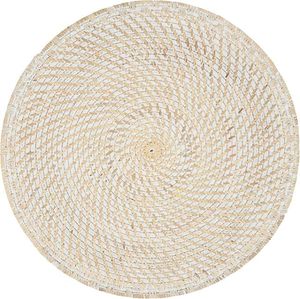 Best Natural Rattan Rounded Placemat for Parties and Functions Tableware Decorative Design <b>Mats</b> & Pads - Product Image 3