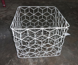 ตะกร้าเก็บลวดตาข่ายโลหะพร้อมที่จับ - Product Image 2