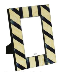 Cadre photo en bois fait main de meilleure qualité avec incrustation de nacre Décoration de maison indienne décorative et vaisselle Matériau en résine - Product Image 3