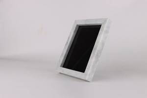 Marco de Fotos de Mármol Natural Hecho a Mano con Grabado Láser Pulido, Decoración de Lujo para el Hogar u Oficina, Elegante y Único para Regalo - Product Image 3