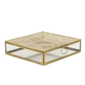 Caja de Joyería con Marco de Metal, Caja de Regalo para Joyería Hecha a Mano con Diferentes Colores para Almacenamiento - Product Image 6