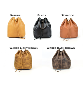 กระเป๋าทรงถังหนังย้อนยุคคุณภาพสูงสำหรับผู้หญิง, กระเป๋าหนังแท้สะพายไหล่ความจุเยอะใส่ได้ทุกวัน - Product Image 6