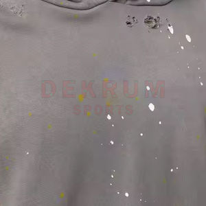 Sudadera con Capucha para Hombre, Estilo Desgastado, Manga Larga, 100% Algodón, Moda 2026, Nueva Apariencia para Invierno - Product Image 6