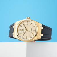 OBLVLO marque de luxe or jaune élastique montre automatique cadran en or avec Date lumineux étanche montres mécaniques TM-SIM