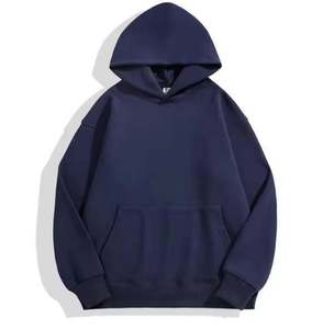 เสื้อฮู้ดดี้ผู้ชายแบบขายส่ง คอลเลคชั่นฤดูหนาวปี 2026 ผลิตตามสั่ง ขนาดใหญ่พิเศษ ผ้าฟลีซคอตตอน 100% เป็นมิตรต่อสิ่งแวดล้อม ป้องกันการเป็นขุย แห้งเร็ว รับผลิตแบบ OEM - Product Image 2