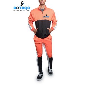 Survêtements pour hommes OEM, vêtements de sport athlétiques, survêtement décontracté à fermeture éclair intégrale pour hommes, tenues en 2 pièces - Product Image 1