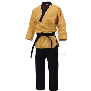 ชุดศิลปะการต่อสู้แบบกำหนดเองสำหรับทุกเพศเครื่องแบบเทควันโดคาราเต้กิจิจูจุสึชุดสีขาว - Product Image 1