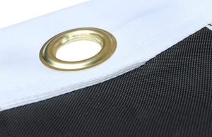 Bandiera Americana USA con <span class=keywords><strong>Linea</strong></span> Blu <span class=keywords><strong>Sottile</strong></span>, Ricamata e Cucita, in Nylon Oxford 210D, 3x5 Piedi - Product Image 5