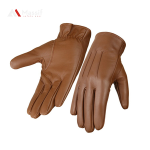 Gants de conduite d'hiver personnalisés de haute qualité pour jeunes Gants en cuir bon marché Bonne protection - Product Image 2