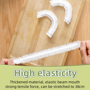 Food Grade HDPE Plastic Film <b>Wrap</b> Roll High Tensile Strength Transparent Film for <b>Kitchen</b> Food Storage - Product Image 2