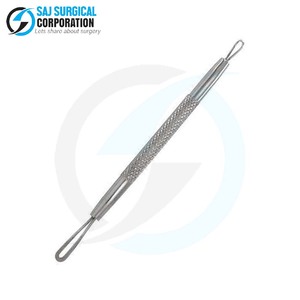 Vintage Style <b>Blackhead</b> <b>Remover</b> Classic Stainless Steel Design With Leather Case For Traditional Barber Services - Product Image 6