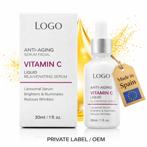 Suero Facial de Vitamina C de Marca Privada 30ml OEM |   Suero Iluminador Antienvejecimiento, Antioxidante, Hidratante y Reafirmante |   Potenciador de Colágeno | - Product Image 1