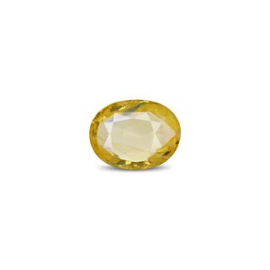 Piedra de Zafiro Facetada Bicolor de 4.96 Quilates, Pitambari con Ópalo Natural Amarillo y Azul Real y Topacio Ovalado de Corte Suelto - Product Image 1