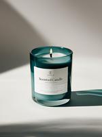 Groothandel 10oz Luxe Blauwe Glazen Kaarsenpot met Aangepast Privélogo, Niet-toxisch, Sterk Geurend, Langdurig, Thanksgiving Diwali