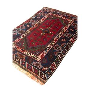 Alfombras de Lana Anudadas a Mano Nuray, Rectangulares con Medallón Rojo Naranja, para Pasillo, Hogar, Sala de Estar, Entrada, Decoración, Tamaño Grande 9x12 - Paem-1243 - Product Image 2