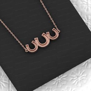 Alta calidad 925 caballo zapato Collet bisel taza Semi montaje encanto colgante collar ajuste San Valentín joyería hallazgos componentes - Product Image 4