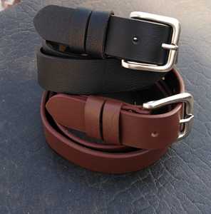 Ceintures en cuir véritable marron de luxe classiques vintage de marque célèbre pour hommes avec boucles automatiques - Product Image 6