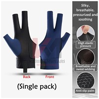 Gant de billard professionnel pour main gauche, taille moyenne, respirant, ajustement flexible, course de queue fluide, paume antidérapante, billard américain, snooker, carom