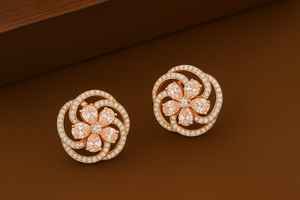 Radiant Sophistication 14K Or Moissanite Boucles D'oreilles À La Mode Bijoux De Fête De Mariage avec Certificat IGI Filles Cadeau - Product Image 3