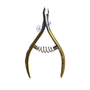 Juego de manicura de acero inoxidable con mango grande, pinzas para cutículas de uñas personales, cortauñas encarnadas, podólogo, cuidado de los dedos - Product Image 3