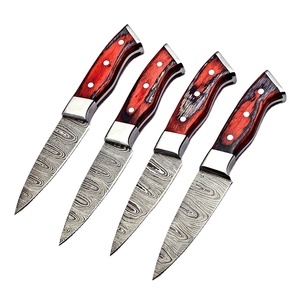 Grandsharp — ensemble de couteaux de Chef de cuisine élégants, faits à la main, damas avec kit en cuir (smk318), 04 pièces - Product Image 1