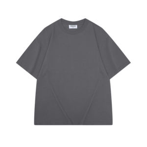 Camiseta de verano 280gsm de hilo doble de algodón pesado de gran tamaño camisetas en blanco con estampado de <span class=keywords><strong>pudd</strong></span> personalizado con camisetas de 18 colores - Product Image 6