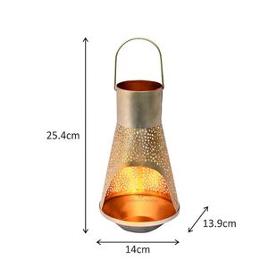 Classic Candle Holder <b>Matt</b> Gold Hot Product Home Decor Luxury Metal Candle Light Votive Holder Fancy <b>Table</b> Display Stand - Product Image 3