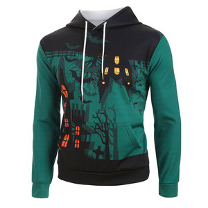 Sudadera con Capucha Sublimada Personalizada para Hombre, Sudadera con Bordado, Impresión Completa, Poliéster, Talla Grande, Ropa Deportiva de Invierno, Cálida e Informal - Product Image 3