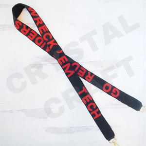 Give Em Hell Customized White Gold Seed Bead Bag Straps 'Hook Em Horns' Stylish <b>Fashion</b> <b>Accessory</b> Beaded Purse Strap - Product Image 2