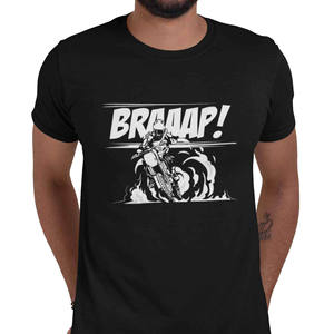 Camisetas de algodón para hombre, camisa básica de alta calidad, cuello redondo, ajuste muscular, 100% algodón, color negro liso - Product Image 3