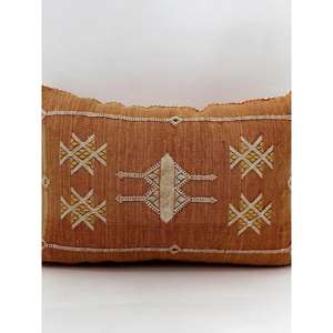 Funda de Almohada Marroquí Hecha a Mano, Funda de Cojín Tradicional Bereber, Cojín Decorativo Boho para Sofá, Almohada Decorativa de Algodón para el Hogar - Product Image 1