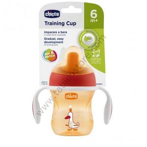 Chicco tazza di allenamento con punta Semi morbida 6 mesi +-arancione