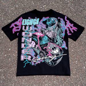 Camiseta de gran tamaño para hombre, impresión digital sólida personalizada para logotipo bordado, algodón/fibra de bambú, peso pesado, unisex - Product Image 2