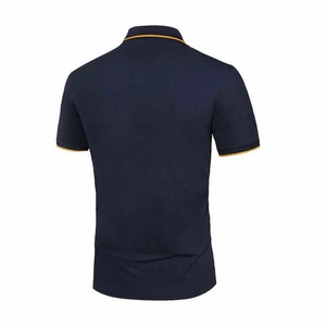 Chemise décontractée en tissu extensible tricoté sur mesure, taille plus, trois boutons, coupe musclée, coton pour homme - Product Image 2