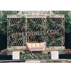 Mur de bougies en métal de style unique pour les mariages Murs de bougies en métal de haute qualité pour le mariage Mur de bougies étincelantes pour la scène de mariage - Product Image 1