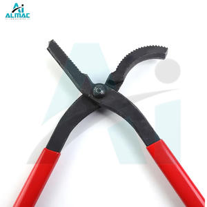 ALMAC Outil de maréchal-ferrant professionnel Pince crocodile à poignée confortable avec poignée en plastique Réutilisable Fer à cheval Clinching Hoof Care - Product Image 4