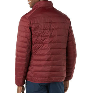 2024 Veste matelassée légère personnalisée pour hommes 100% Nylon col montant doublure en flanelle meilleur produit de vente pour la saison d'hiver-tailles XS - Product Image 2